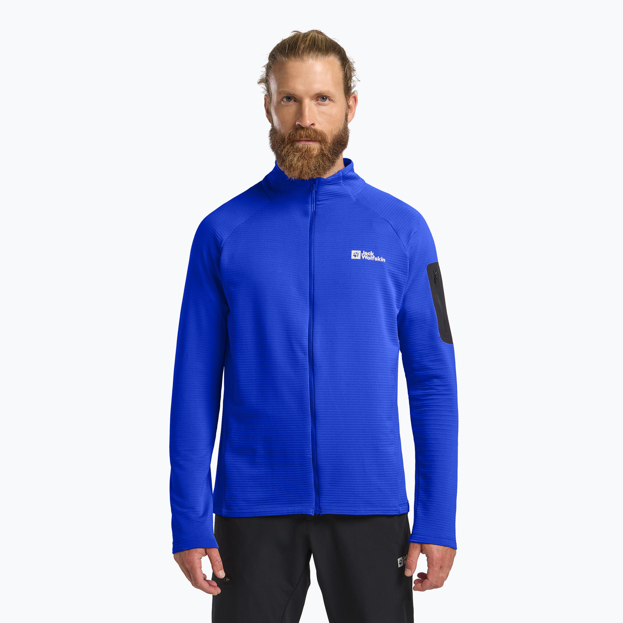 Veste de trekking homme Jack Wolfskin Prelight Full Zip 1/7