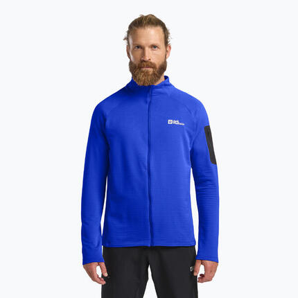 Herren-Trekkingpullover Jack Wolfskin Prelight Full Zip