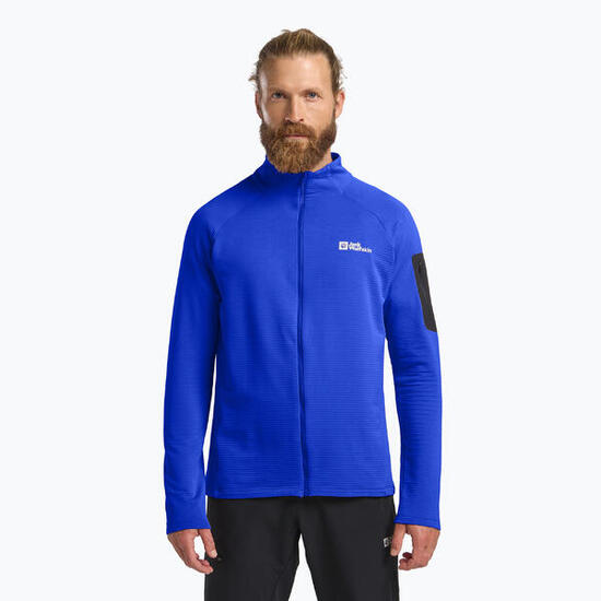 Herren-Trekkingpullover Jack Wolfskin Prelight Full Zip