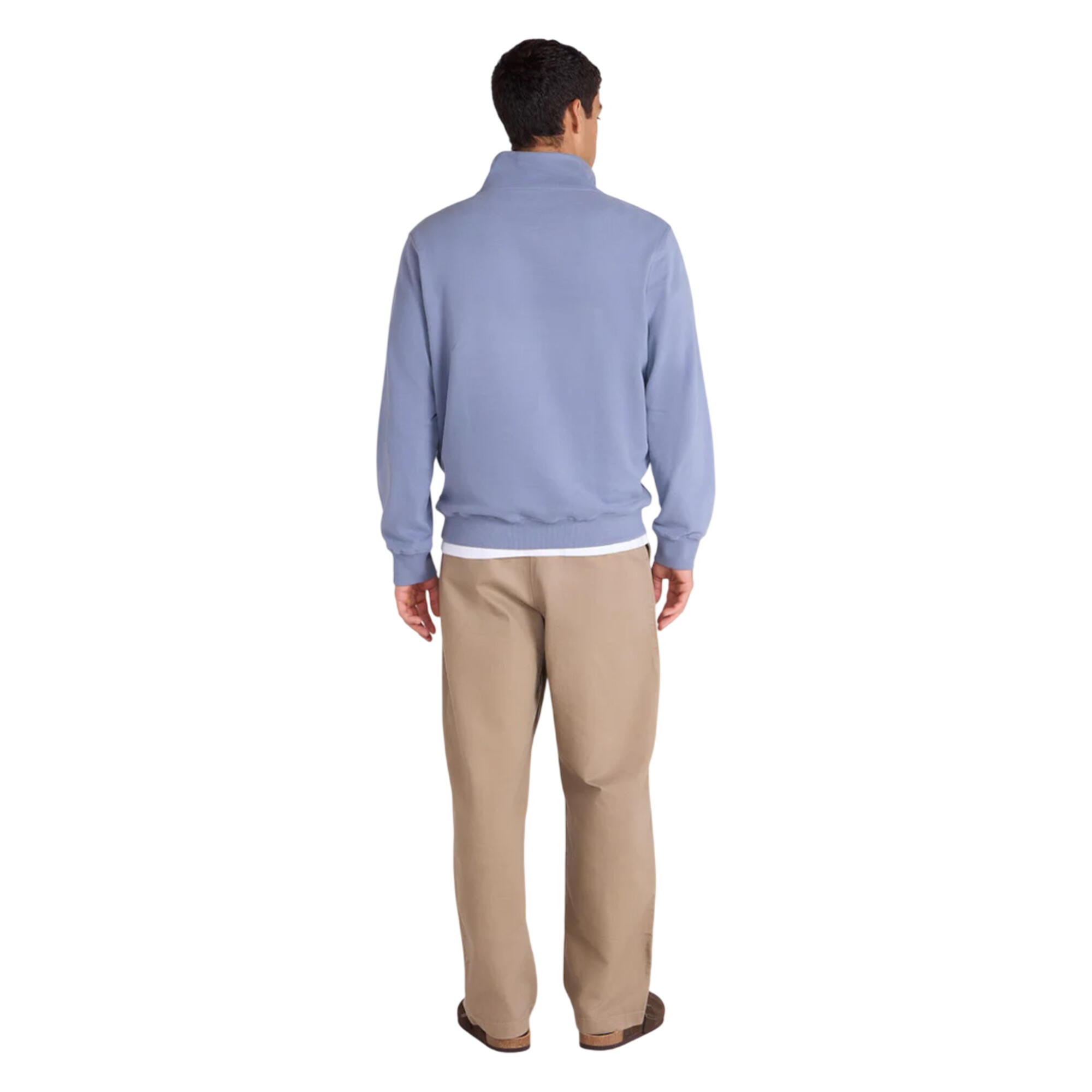 "Sid" Sweatshirt für , mit halbem Reißverschluss Herren Blau 4/4