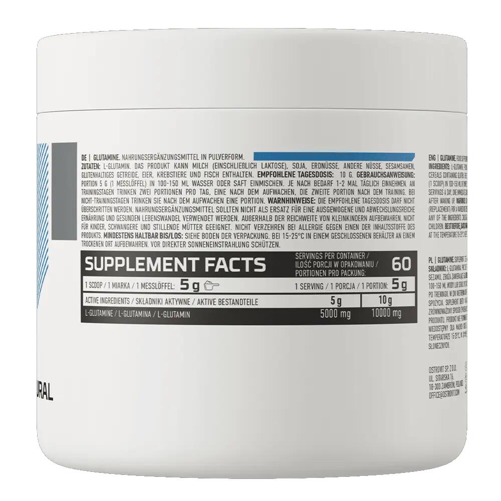 OstroVit Glutamine 300g Unflavoured 2/3