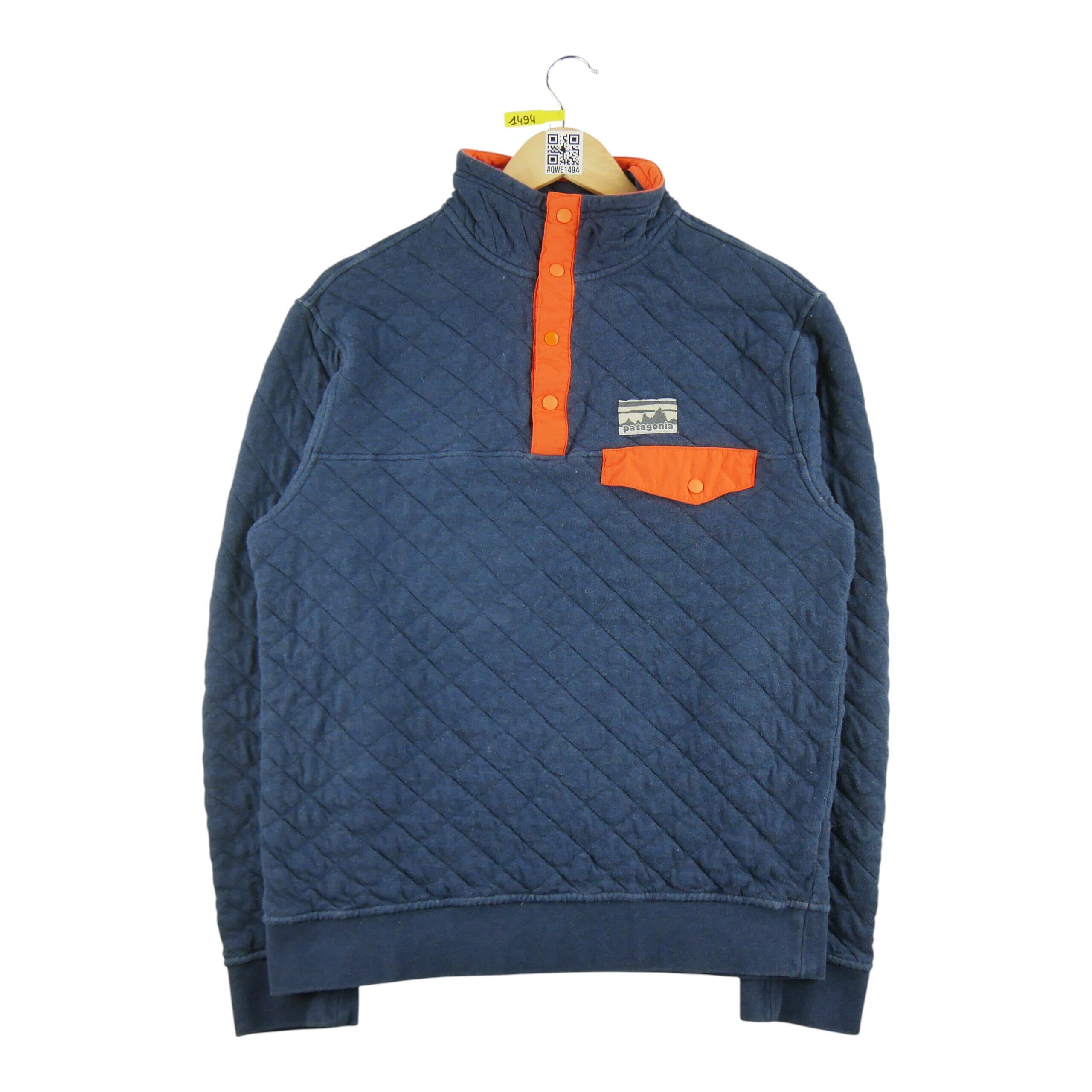 PATAGONIA Reconditionné - Pull polaire Homme Snap-T Marine - Bon État