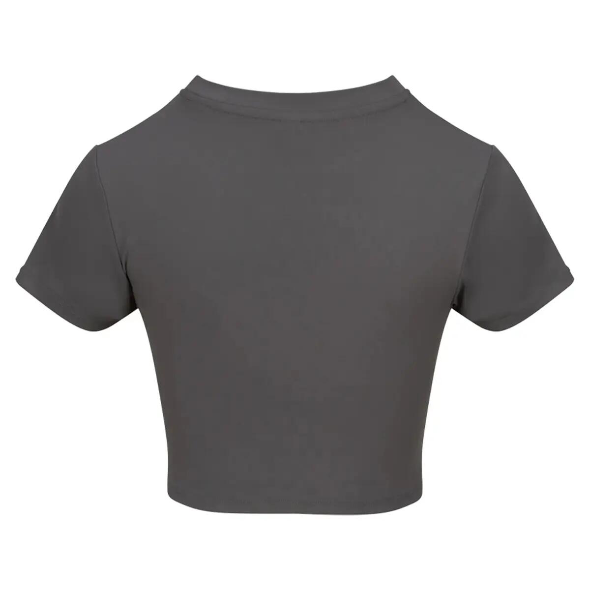 kurzes TShirt für , recyceltes Material Damen Platin-Grau 2/2