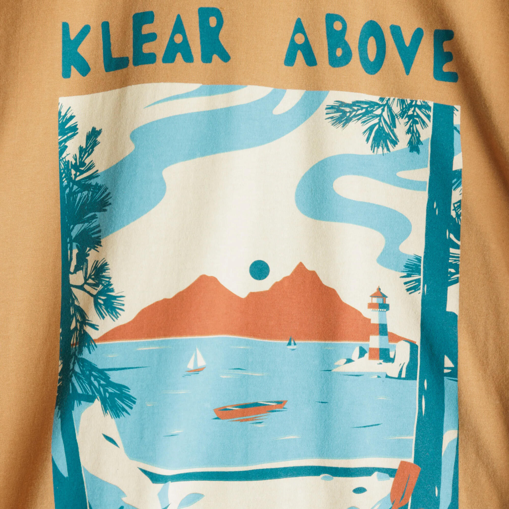 Camiseta masculina KAVU Where To 3/4