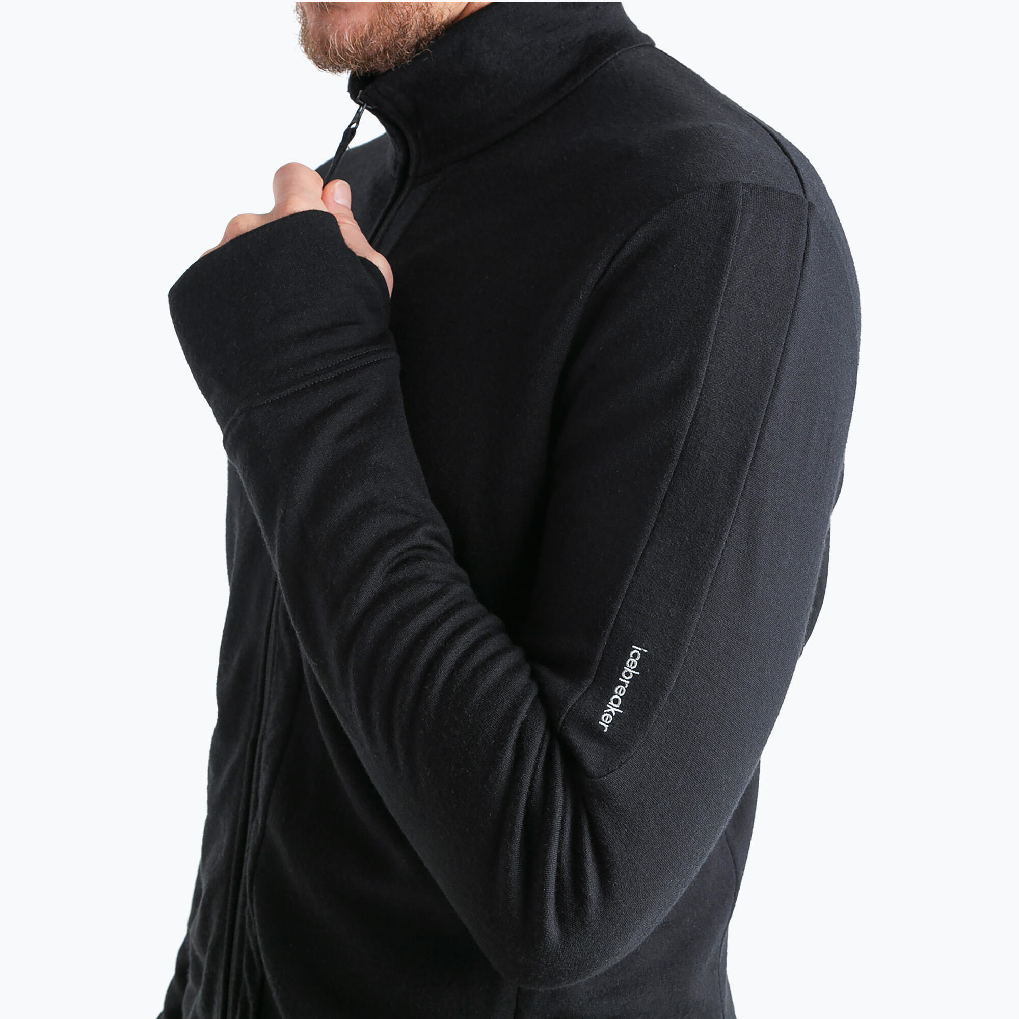 Felpa da trekking uomo icebreaker Merino 260 Quantum IV Zip 5/7