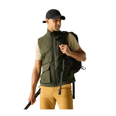 Gilet Imbottito Da Viaggio Leggero Repellente Per Insetti Uomo Regatta Verde