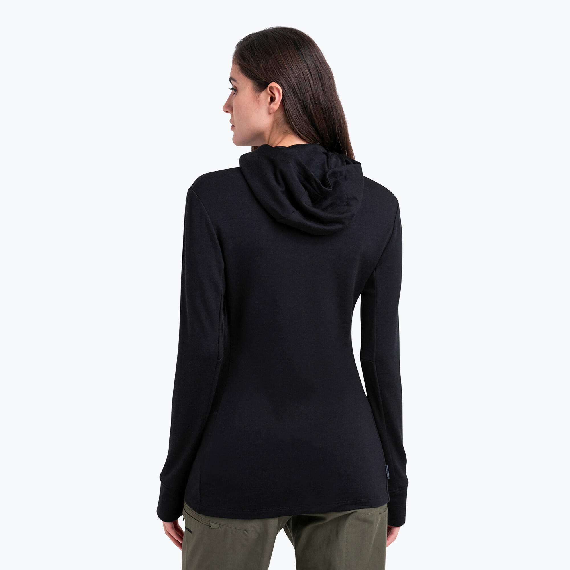 Felpa da donna icebreaker Merino 260 Quantum IV con zip 3/7