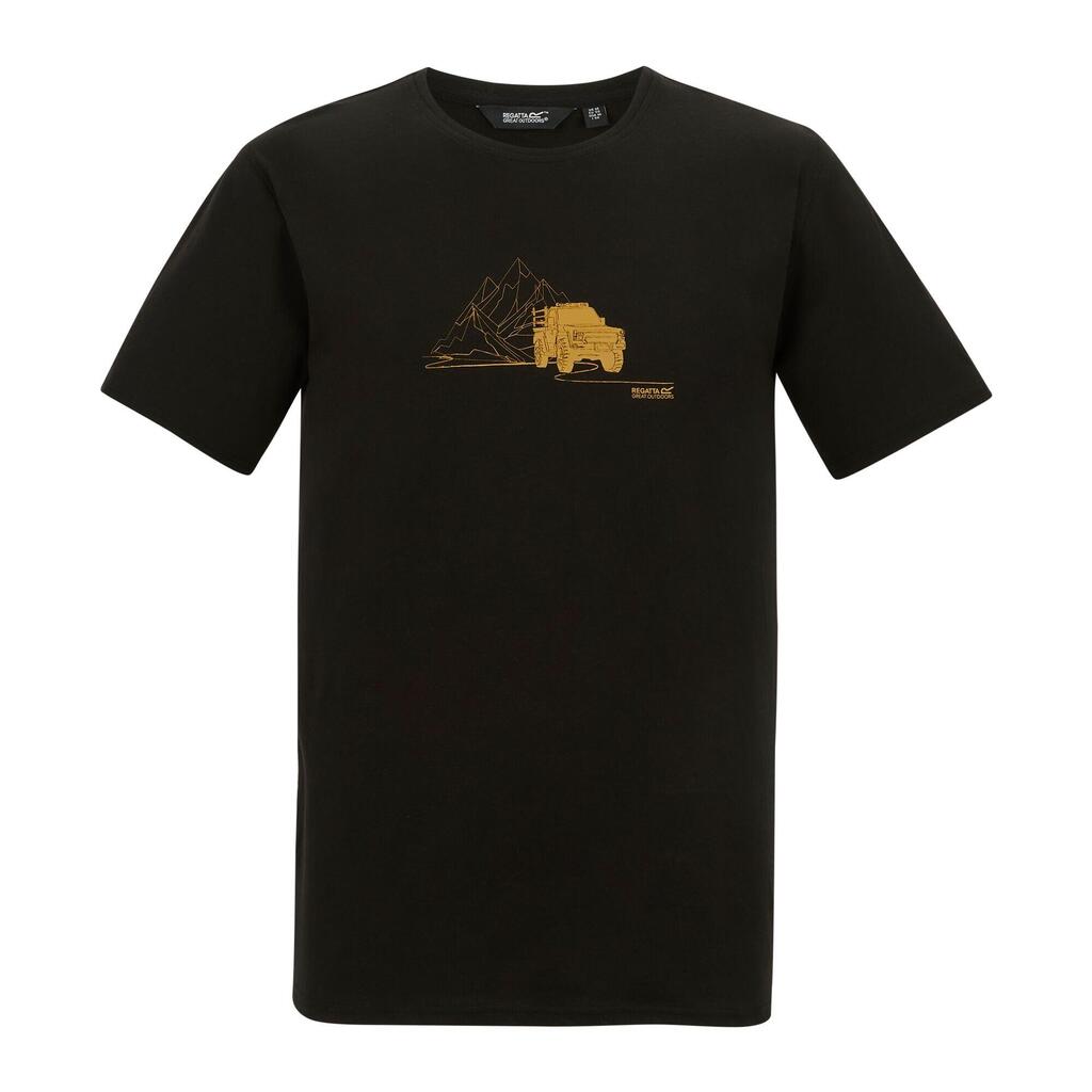 Mens Cline IX Desert Jeep TShirt (Black)