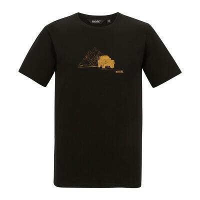 Heren cline ix desert jeep tshirt (zwart)