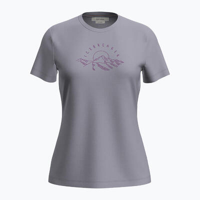 Dames t-shirt icebreaker merino 150 tech lite sunrise summit