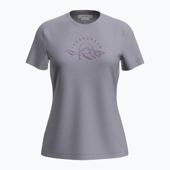 Dames T-shirt icebreaker Merino 150 Tech Lite Sunrise Summit
