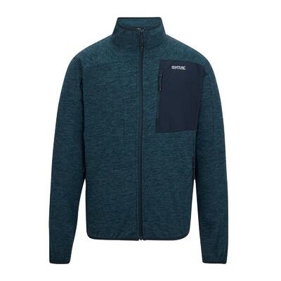 Heren scaris full zip fleecejack (abbeystone)