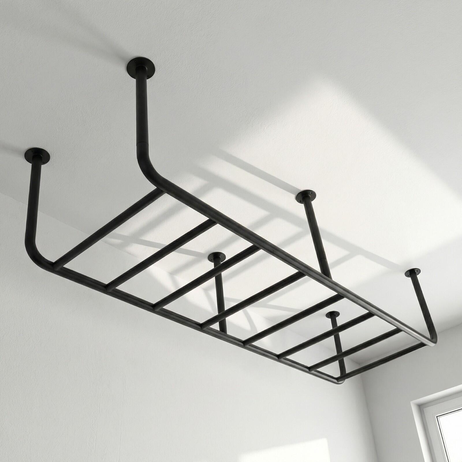 Niños Gimnasia Escalera de Techo Horizontal 55cm Slim Blanco 7/7