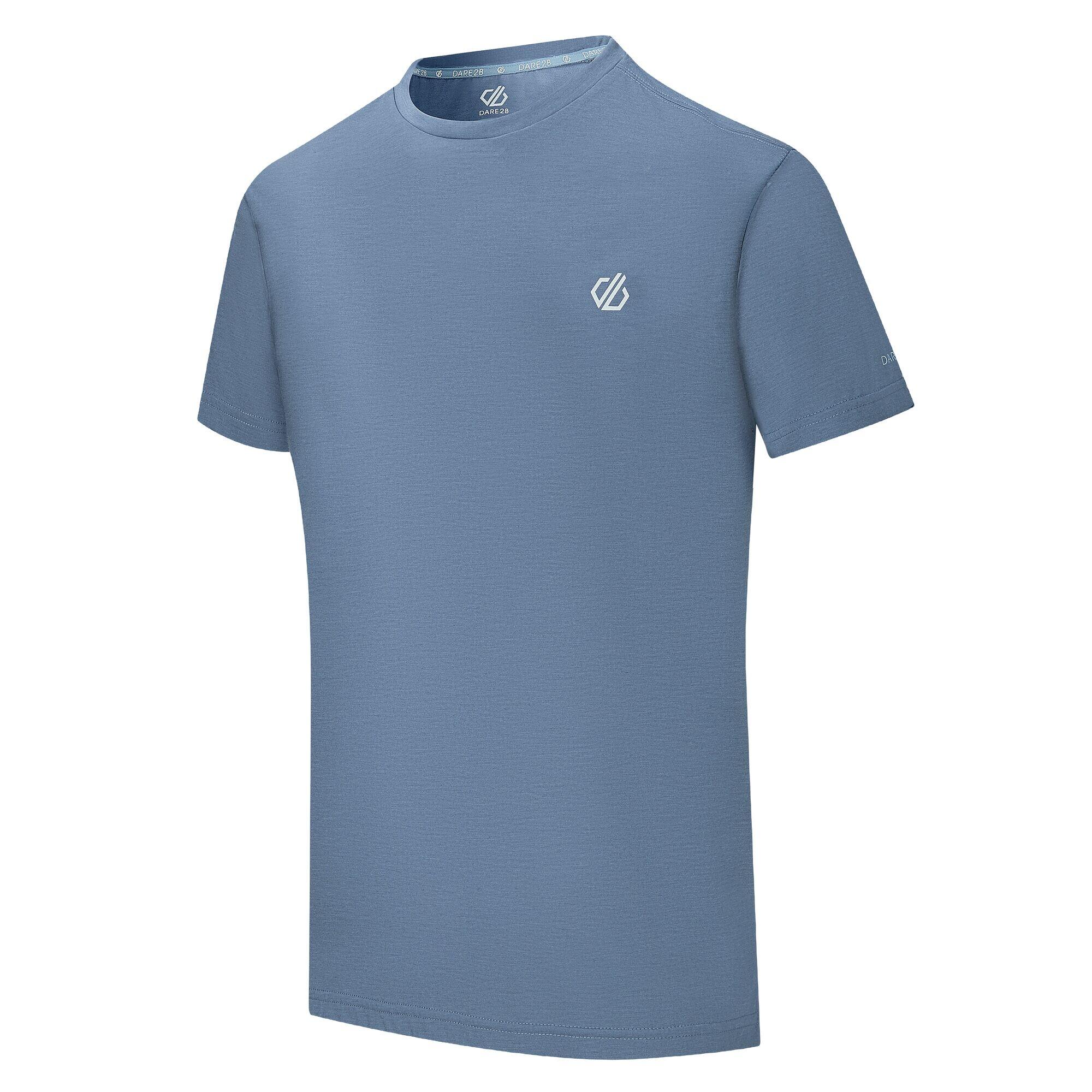 T-Shirt Agile de manga curta para homem (Mercúrio) 3/4