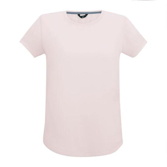 Tshirt Uni Manches Courtes MINDO Femme (Rose Pâle)
