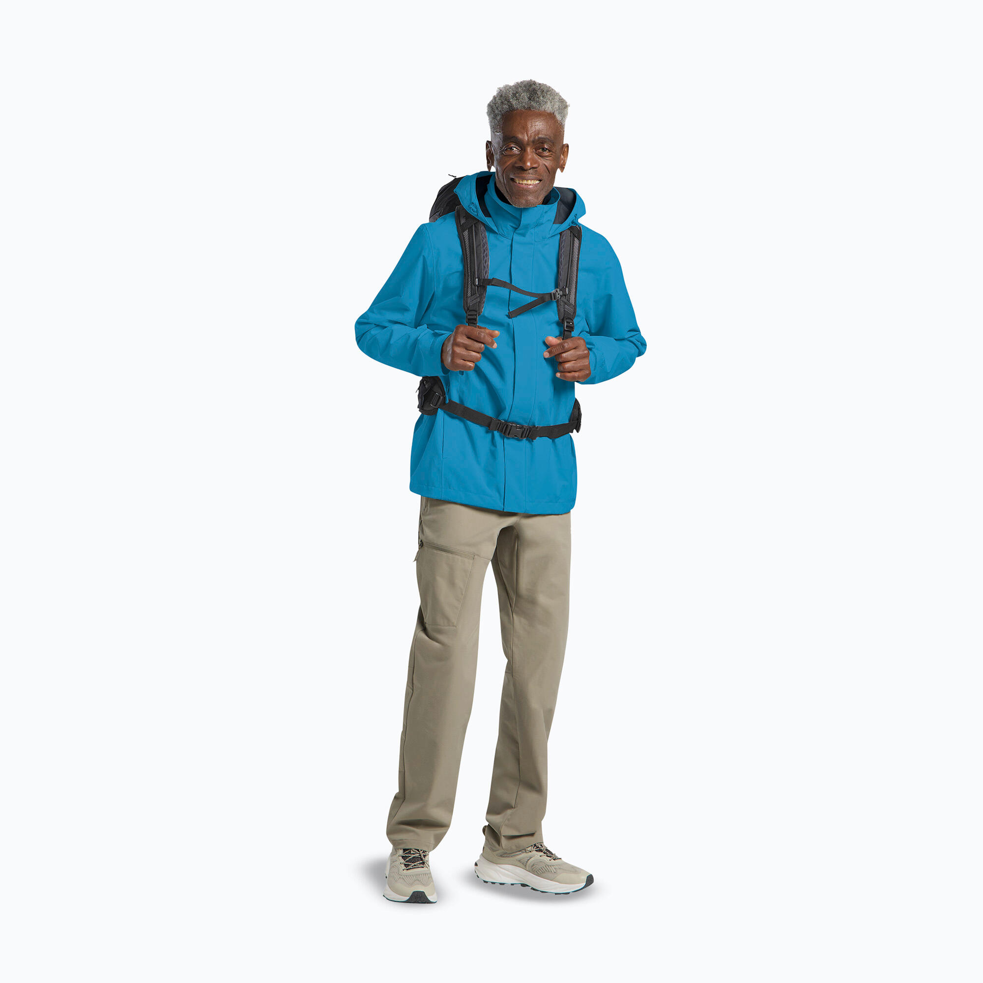 Casaco impermeável masculino Jack Wolfskin Trailtime 2L 2/7