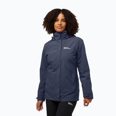 Dames 3-in-1 jas jack wolfskin rotwand 3in1