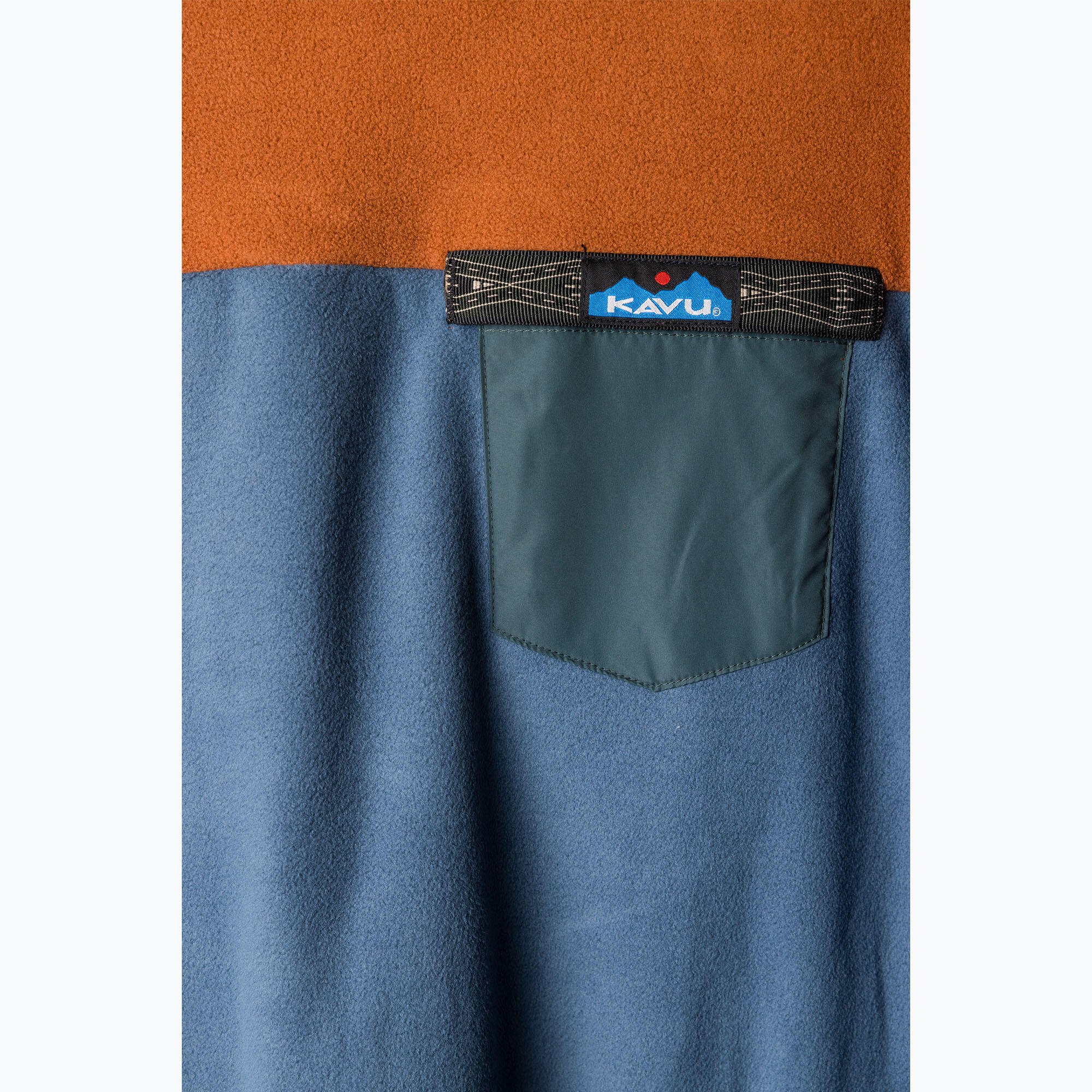 Blusão polar masculino KAVU Crew Who 3/4