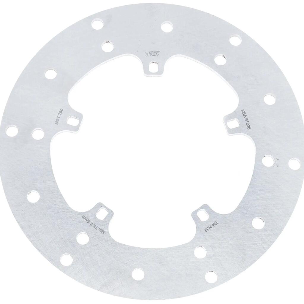 TRW Lucas MST260 Brake Disc Rotor (Rigid) - Made in Netherlands.