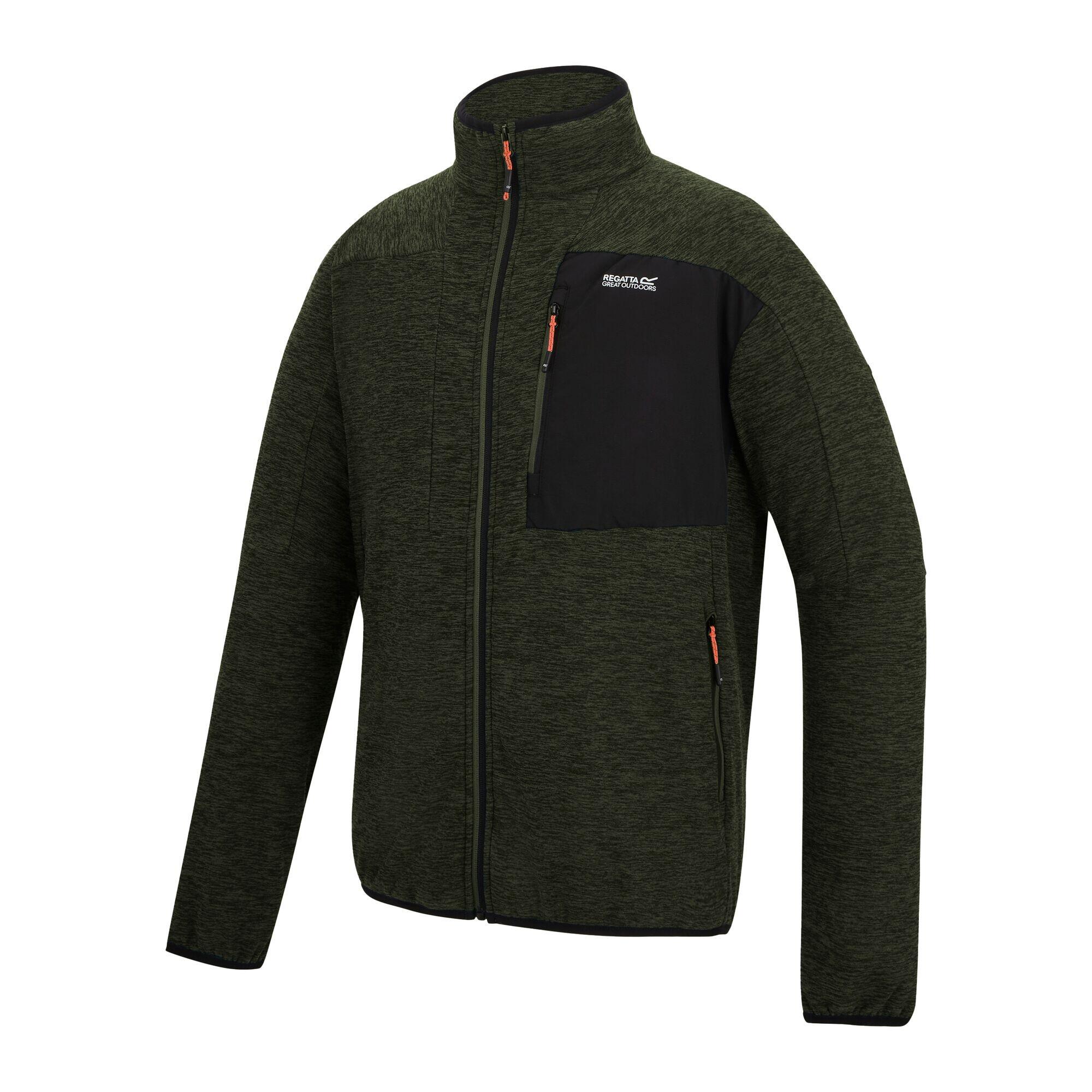 Veste Polaire SCARIS Homme (Kaki Foncé) 3/5