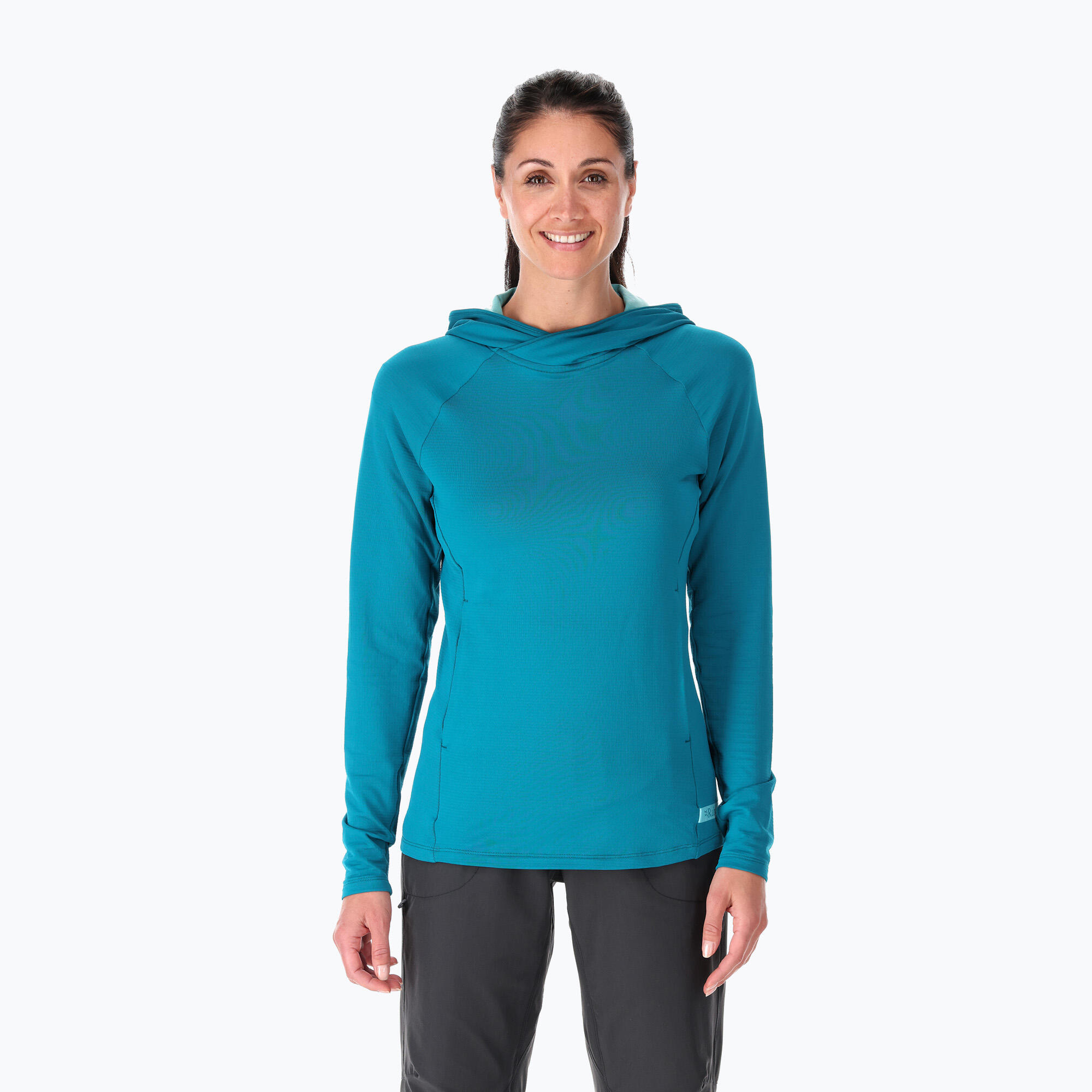 Casaco de trekking feminino Rab Dihedral Hoody 1/7