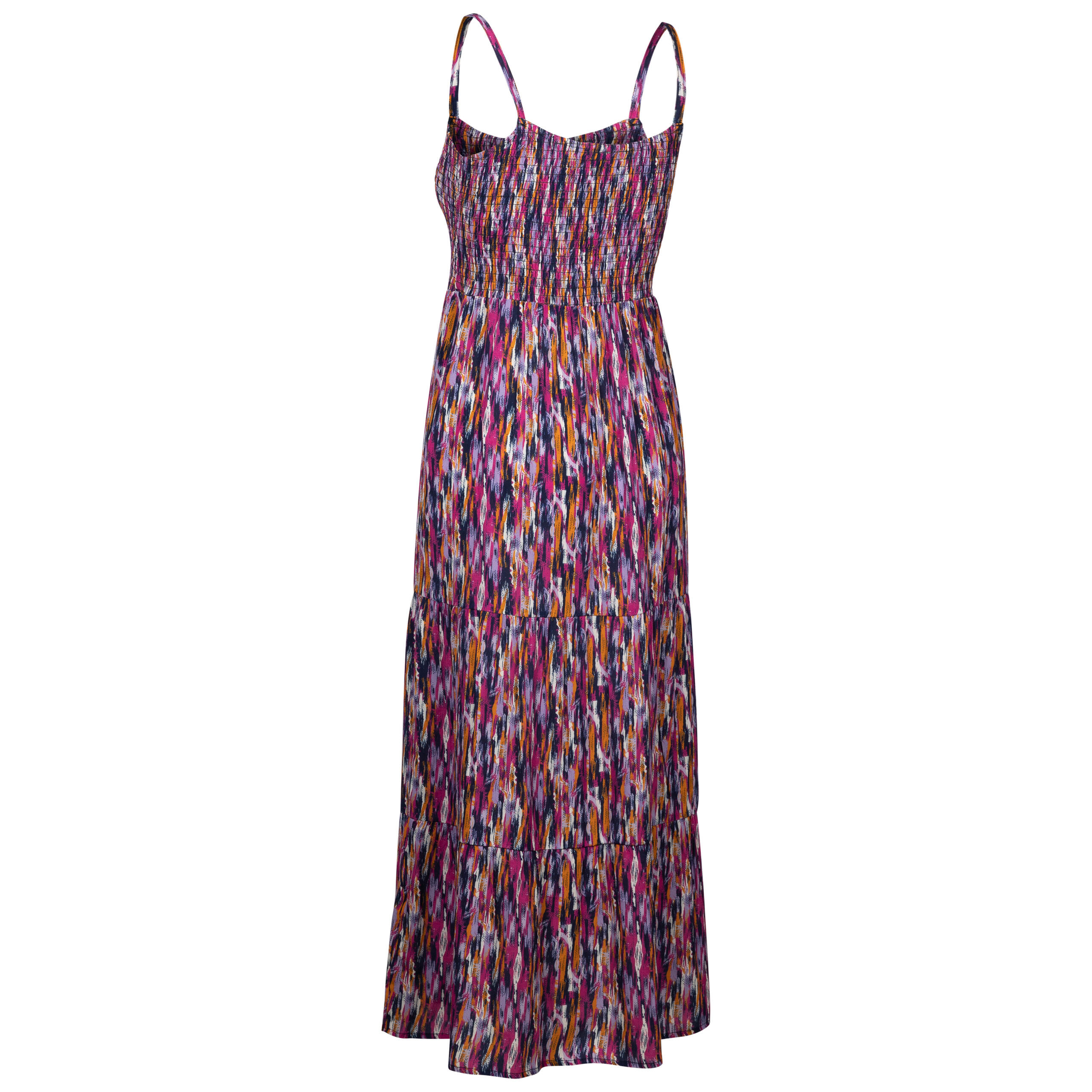 Trespass Selena - Vestido largo informal para mujer con estampado azul marino 2/5