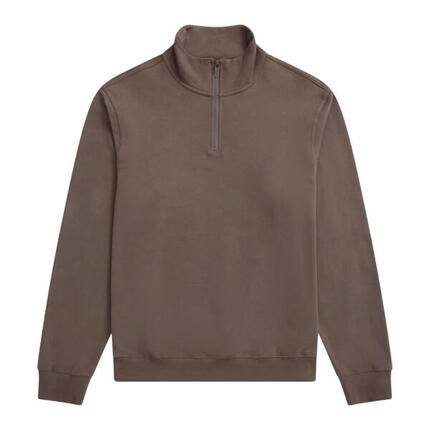 Sid" Sweatshirt für , mit halbem Reißverschluss Herren Braun
