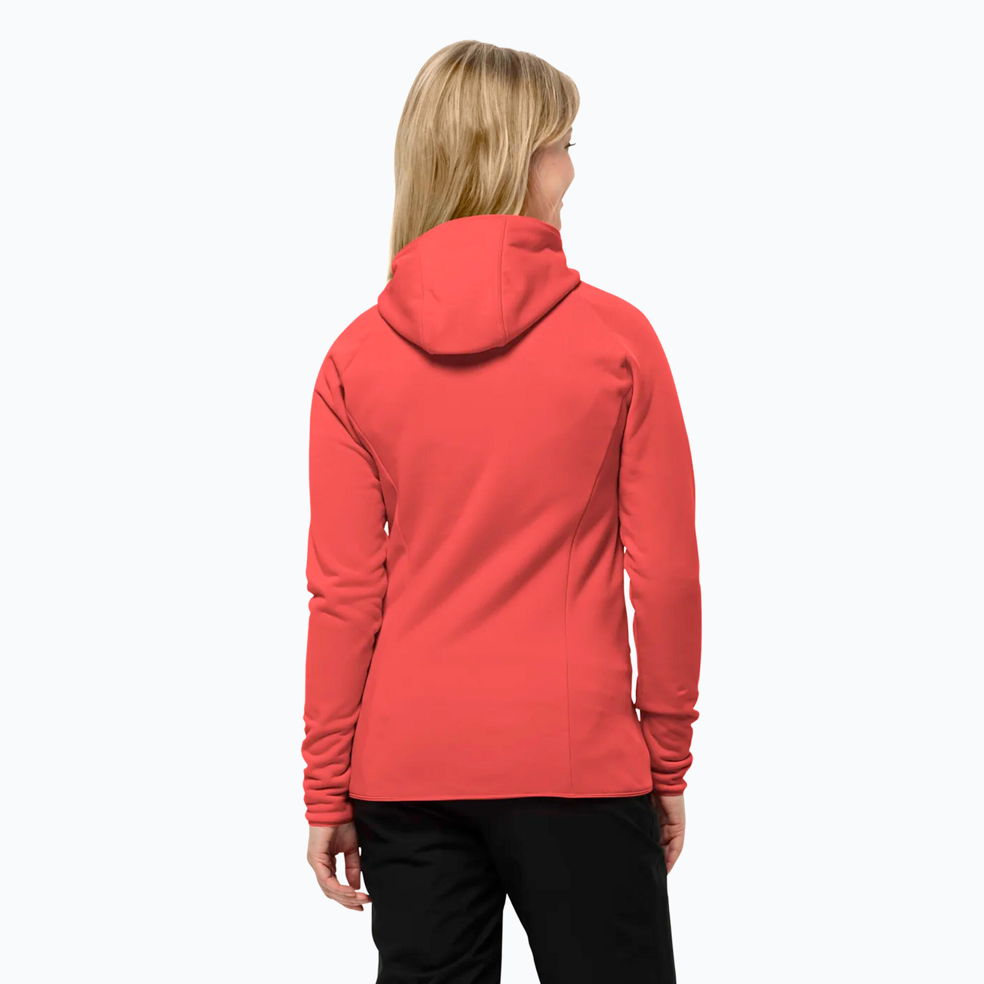 Casaco feminino Jack Wolfskin Baiselberg com capuz e zíper completo 2/6