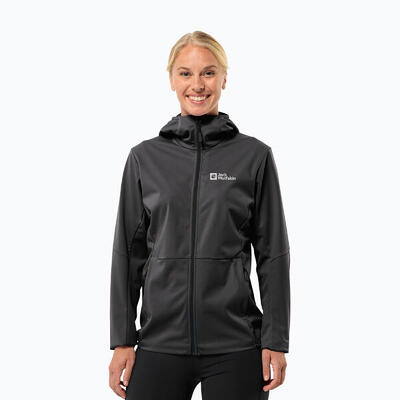 Dames softshell jas jack wolfskin feldberg hoody