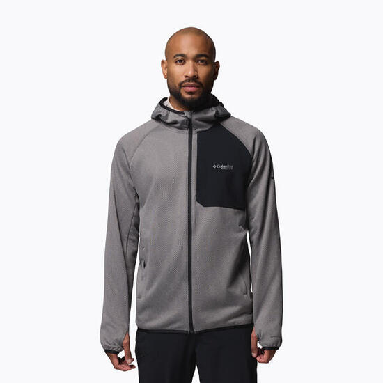 Sweat à capuche zippé intégral pour homme Columbia Triple Canyon Grid Fleece II