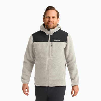 Heren fleecejack jack wolfskin kammweg pile fz