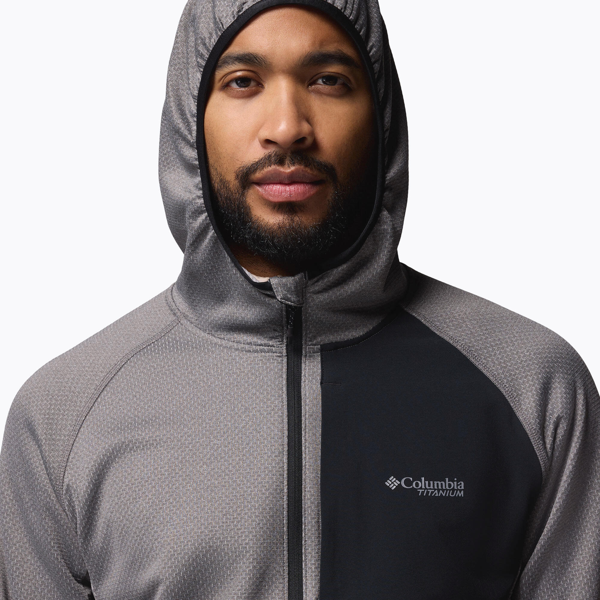 Sweat à capuche zippé intégral pour homme Columbia Triple Canyon Grid Fleece II 6/7