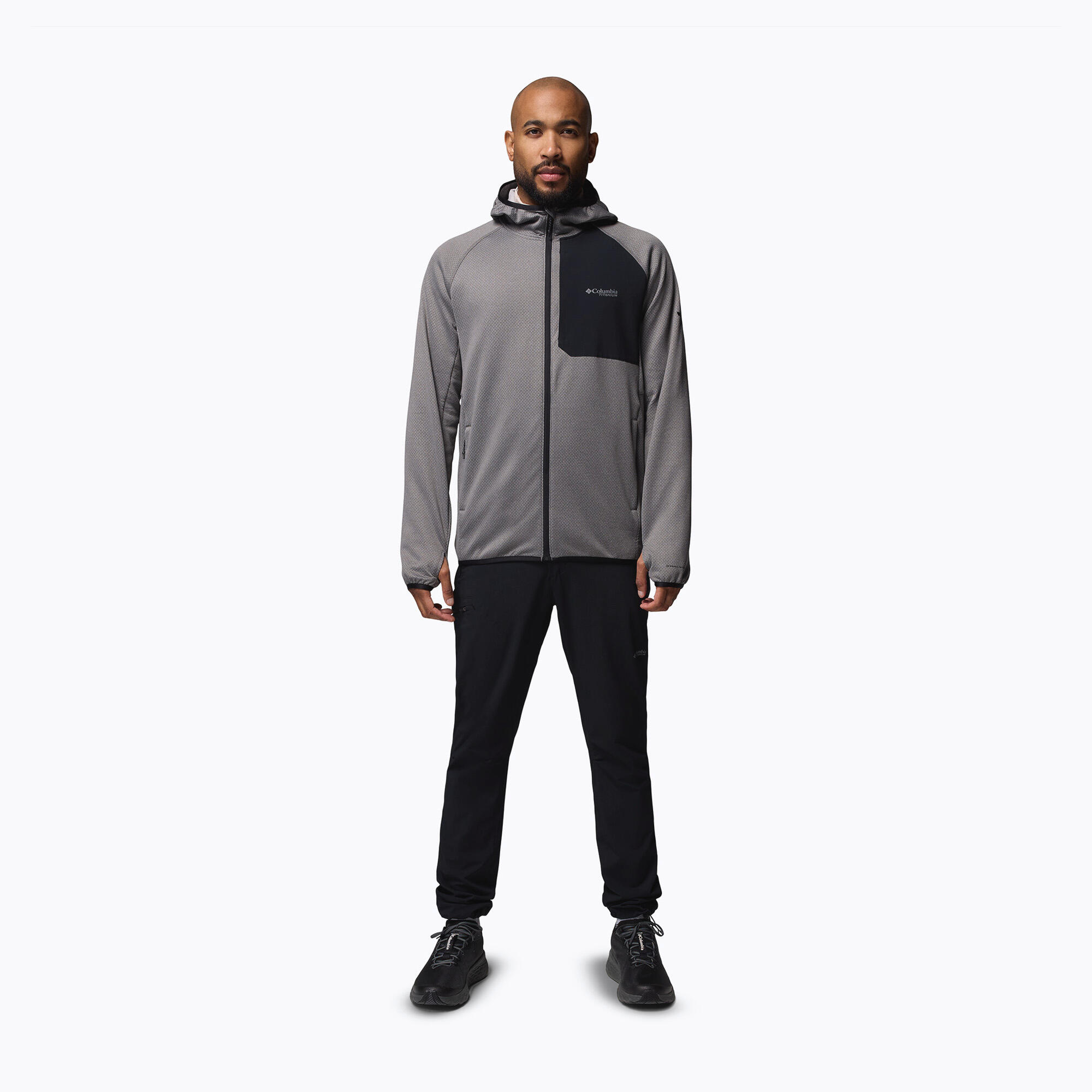 Sweat à capuche zippé intégral pour homme Columbia Triple Canyon Grid Fleece II 2/7