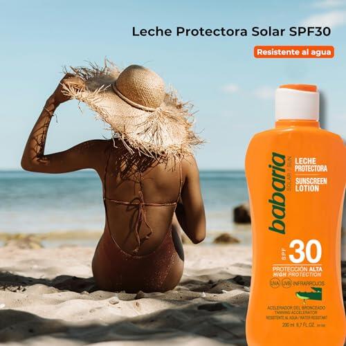BABARIA Leche Solar Aloe SPF30 200 ml + After Sun 100 ml 3/7