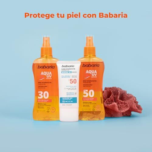 BABARIA Spray Bifásico SPF30 200 ml Hidratante y Resistente al Agua 4/7