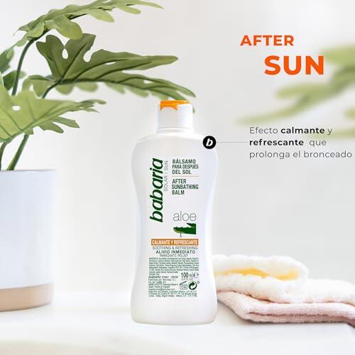 BABARIA Leche Solar Aloe SPF30 200 ml + After Sun 100 ml 4/7