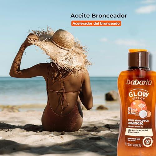 BABARIA Aceite corporal autobronceador 100 ml formato viaje 4/7