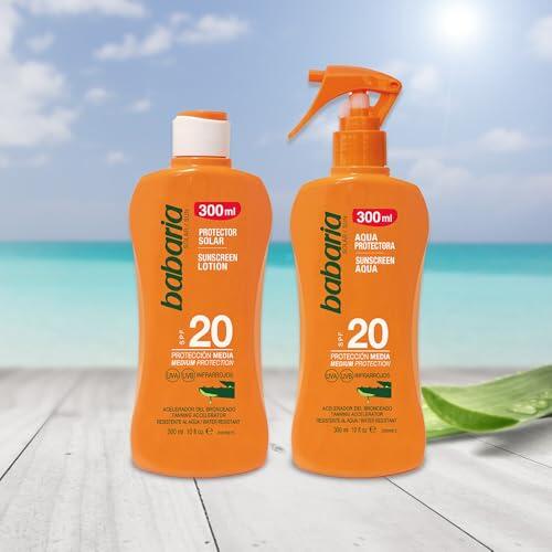 Babaria Spray Solar Aloe SPF20 300 ml 6/7