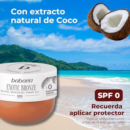 Babaria Gelatina Bronceadora Intensiva de Coco 300 ml 2/7