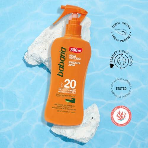 Babaria Spray Solar Aloe SPF20 300 ml 4/7