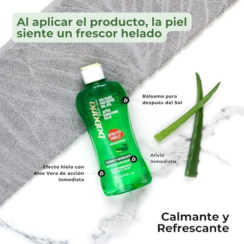 Babaria Bálsamo After Sun efecto hielo con Aloe Vera 200 ml 3/7