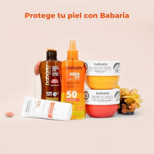 Babaria Spray Bifásico SPF50 Aqua UV 200 ml 5/7