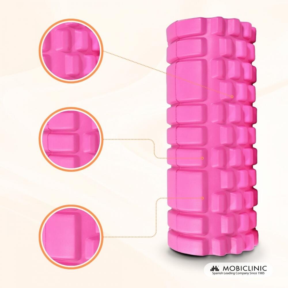 Rouleau de massage Léger Prévient les blessures Rose Foam Roller FitRoller 6/7
