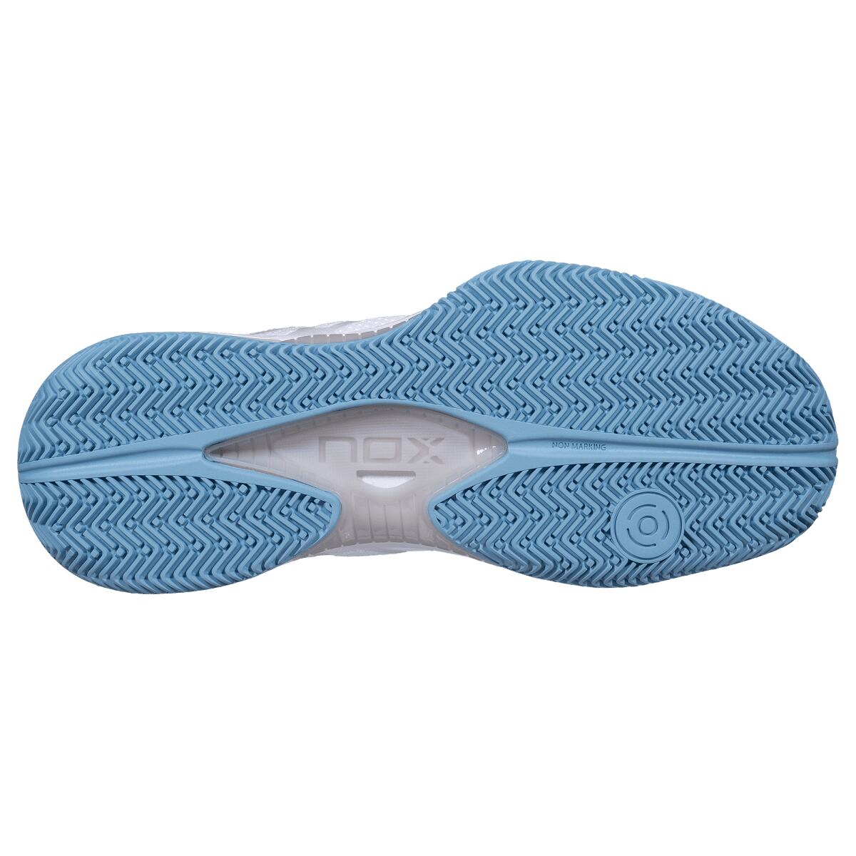Scarpe da padel NERBO Bianco/Blu cenere 3/7