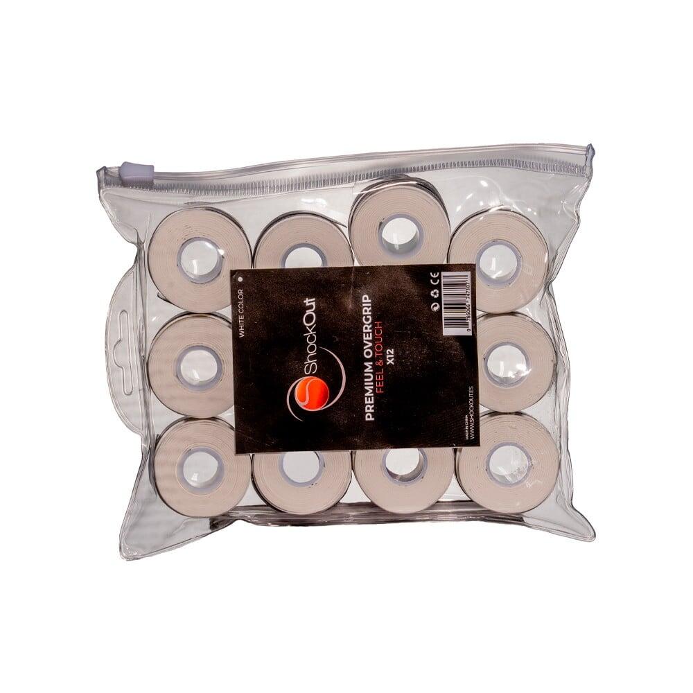 Sac Shockout X12 Overgrips Premium Blanc Lisse 2/2
