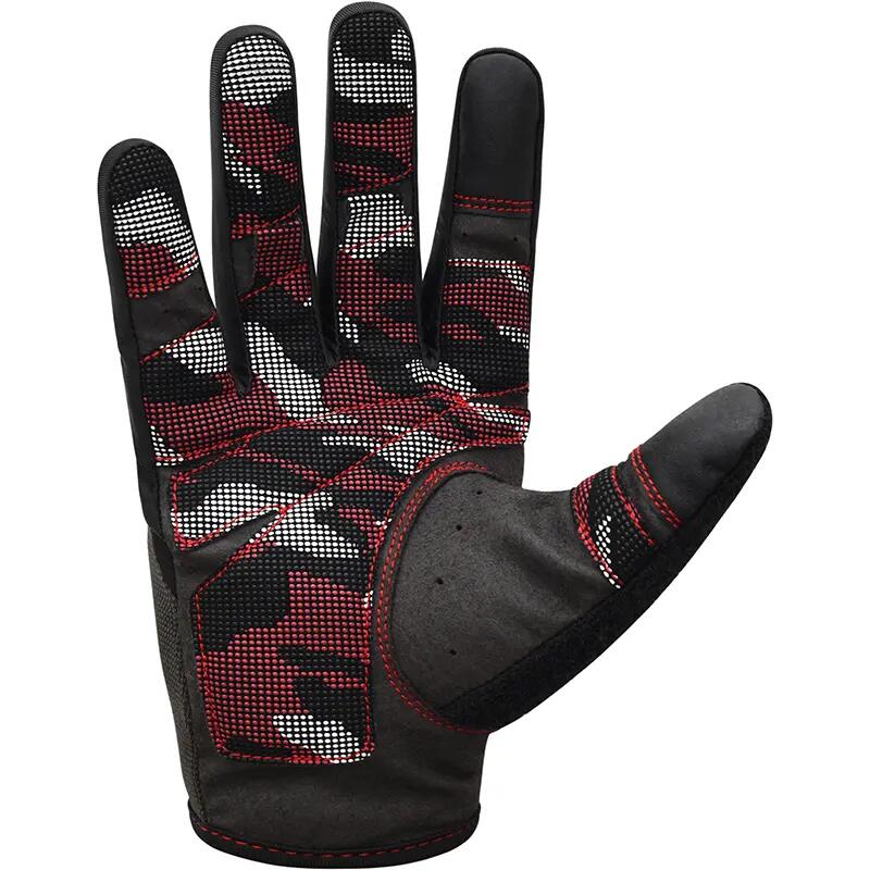 FITNESS-TRAININGSHANDSCHUHE T2 FULL RED-M 3/13