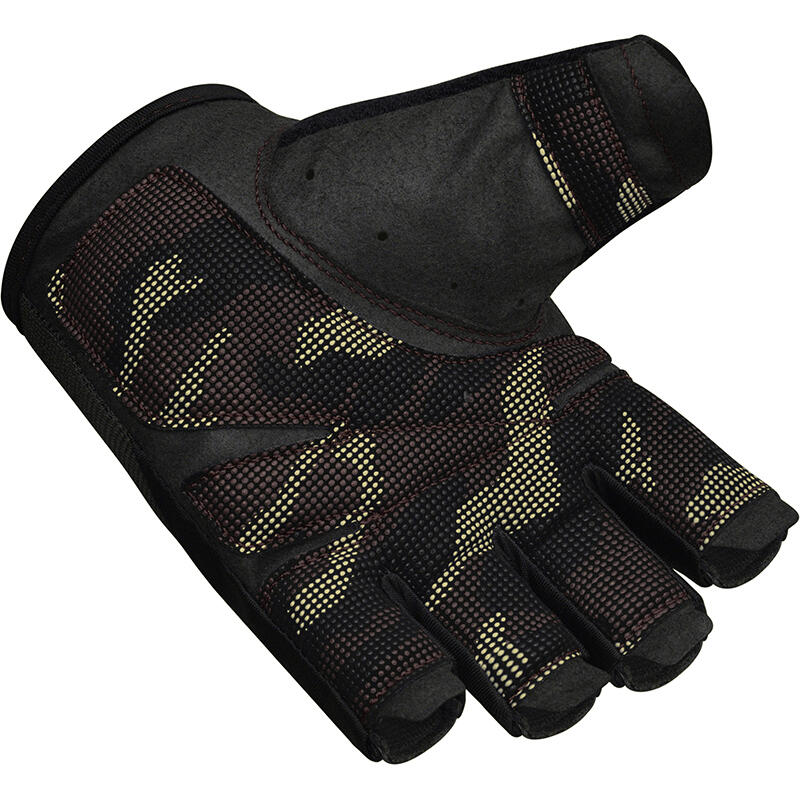 Gym Gloves T2 - Half Finger Braun - Bruin - S 3/7