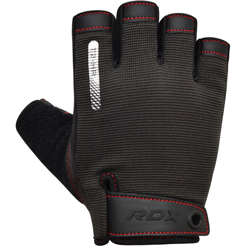 RDX T2 Weightlifting Half Finger Gym Gloves 2/7