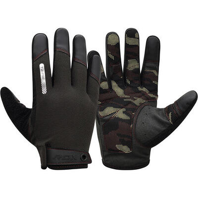 Gym gloves t2 - full finger zwart - zwart - m