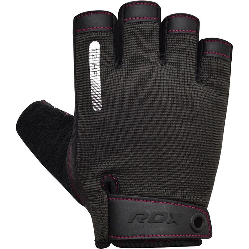 Gym Gloves T2 - Half Finger Roze - Roze - L 2/7